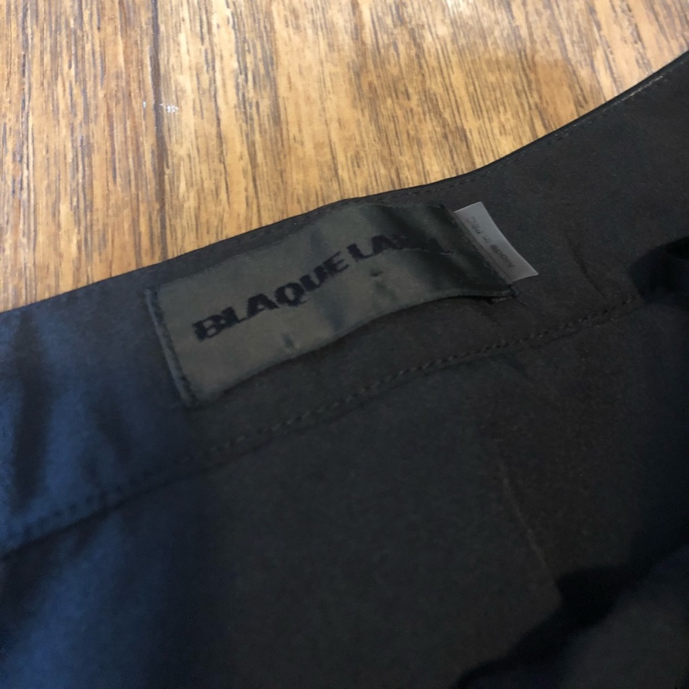 Blaque Label Sculptural Faux-Leather Skirt - Picture 3 of 4